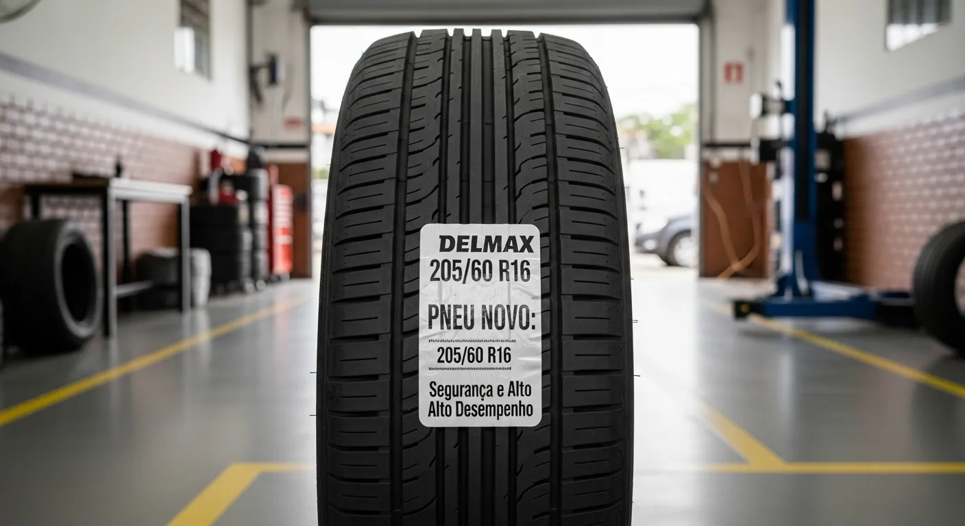 Pneu DELMAX 205/60 R16 ULTIMAPRO UP1 92V - MAXXIS PNEU NOVO: Segurança e Alto Desempenho